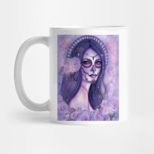 Day of the dead Chantilly Rose By Renee Lavoie Mug